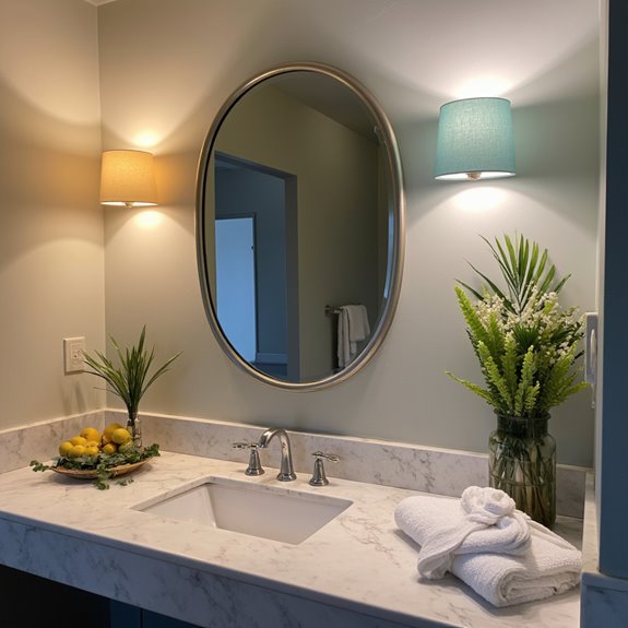 Bathroom Remodel Greenville NC light and vanity