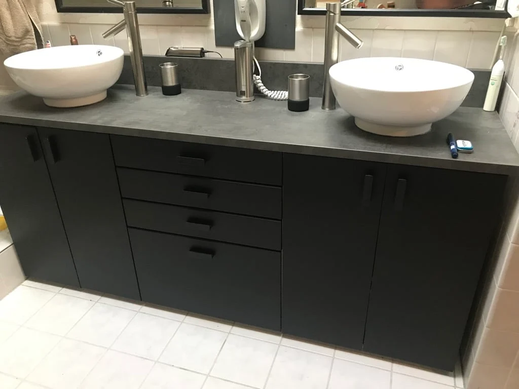 Bathroom Remodel Greenville NC skeleton vanity