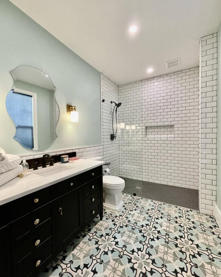 Bathroom Remodel Greenville NC shower wall 33