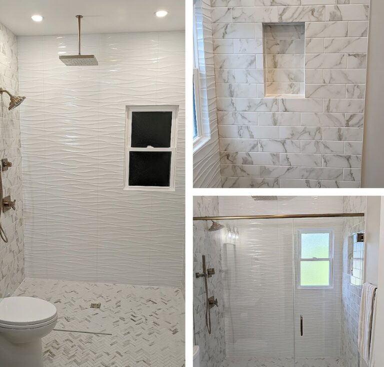 bathroom remodel greenville white wavy remodel