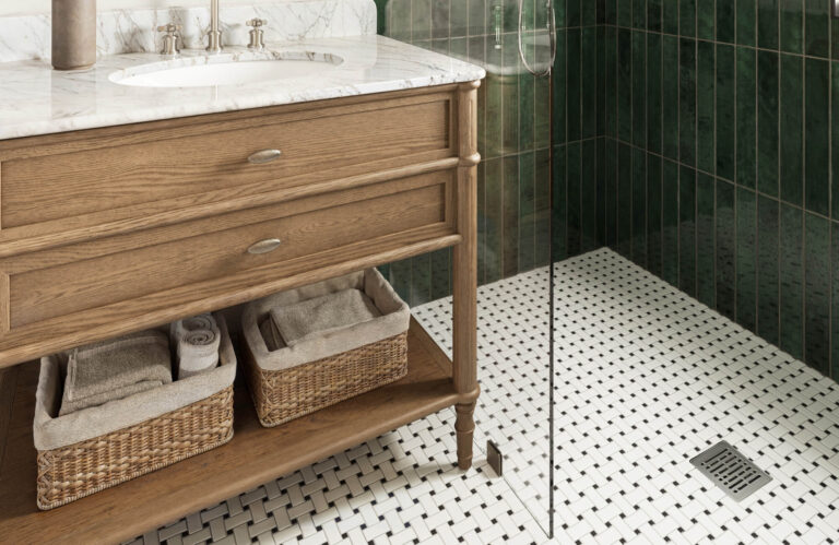 Bathroom Remodel Greenville NC dot tile